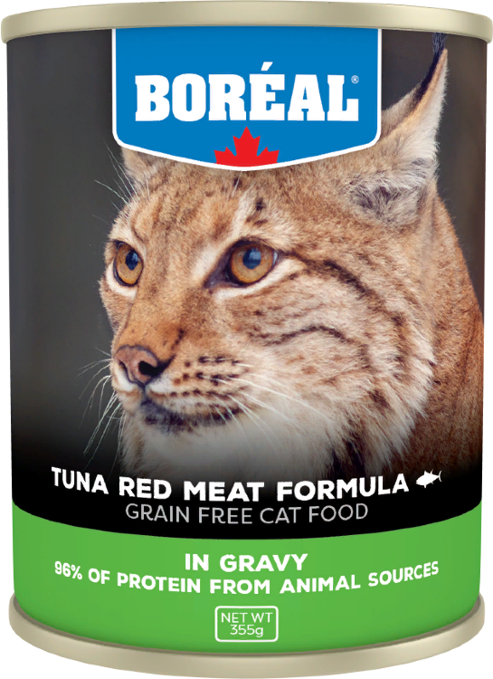 BOREAL Корм влаж.д/кошек красное мясо тунца в соусе для кошек 156 г