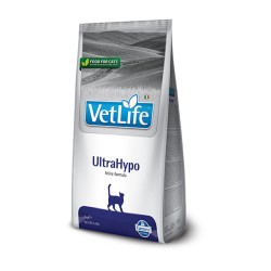 Farmina Vet Life (Фармина Вет Лайф) UltraHypo Сухой лечебный ультрагипоаллергенный корм для кошек с пищевой аллергией и непереносимостью 2 кг