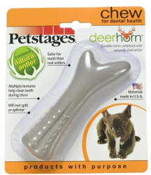 Petstages Deerhorn Игрушка для собак с оленьими рогами средняя 16 см