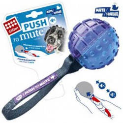 GiGwi - Игрушка для собак "Мяч с отключаемой пищалкой"