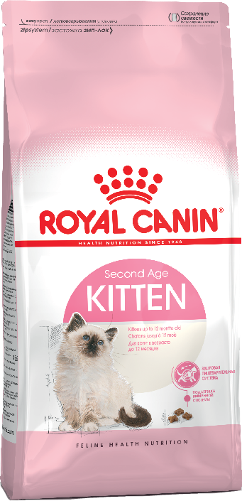 Royal Canin (Роял Канин) Kitten Сухой корм для котят до 12 месяцев 2 кг