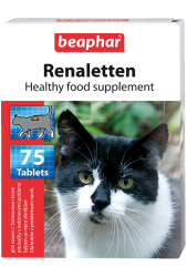 Beaphar (Беафар) Renaletten Пищевая добавка для кошек с проблемами почек 75 табл