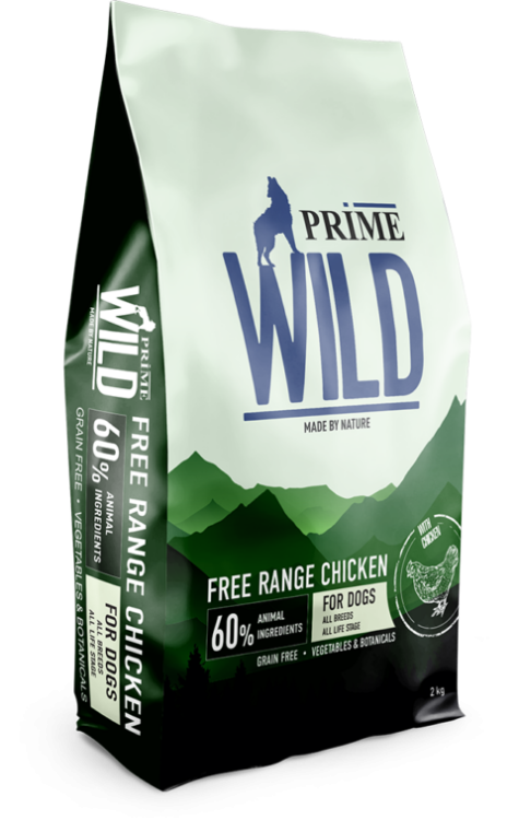 Prime Wild (Прайм Вайлд) Free Range Сухой корм для щенков и собак всех пород с курицей 500 г