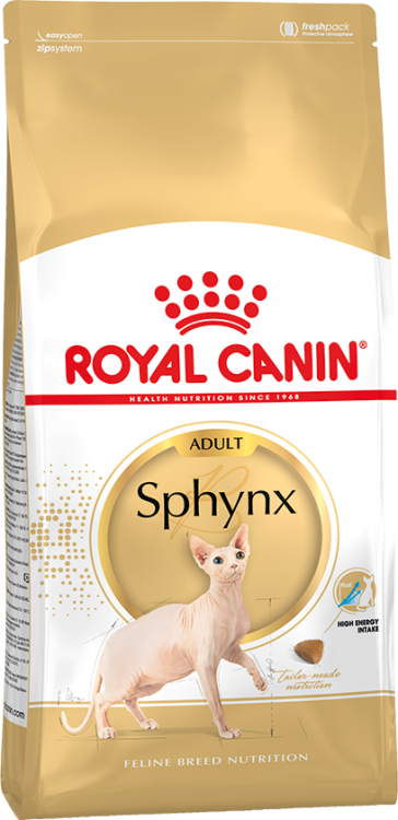 Royal Canin (Роял Канин) Sphynx Adult Сухой корм для взрослых кошек породы Сфинкс 2 кг