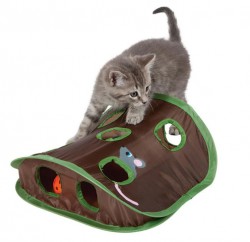 Игрушка для кошек "Палатка с 9 отверстиями"