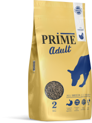 Prime adult Прайм Полнорационный сухой корм для собак всех пород с курицей 500 г