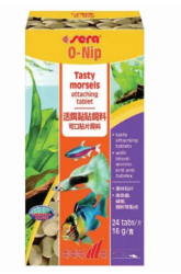 Sera (Сера) O-nip Nature Корм для рыб универсальный в таблетках 24 табл