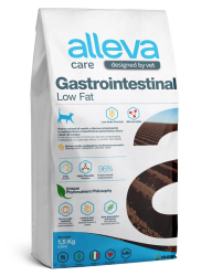 Alleva Care (Аллева Кэр) Gastrointestinal Low Fat Сухой лечебный корм для кошек при болезнях ЖКТ с низким содержанием жира 1,5 кг