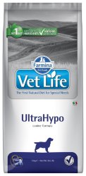 Farmina Vet Life (Фармина Вет Лайф) UltraHypo Сухой лечебный ультрагипоаллергенный корм для собак с пищевой аллергией и непереносимостью 12 кг