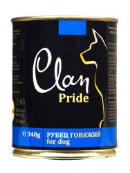 Clan Pride (Клан Прайд) Консервы для собак Рубец говяжий 340 г