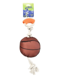 Pet Star Игрушка для собак Мяч баскетбольный с канатом 52 см