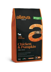 Alleva Natural (Аллева Натурал) Adult Mini Сухой корм для собак мелких пород с курицей и тыквой 2 кг