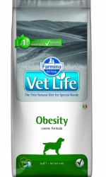 Farmina Vet Life (Фармина Вет Лайф) Obesity Сухой лечебный корм для собак при ожирении 2 кг