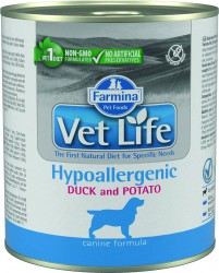 Farmina Vet Life (Фармина Вет Лайф) Hypoallergenic Duck & Potato Консервы лечебные гипоаллергенные для собак с уткой и картофелем 300 г