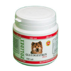 Polidex Glucogextron plus (Полидекс Глюкогекстрон плюс) Витамины для собак 150 табл