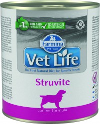 Farmina Vet Life (Фармина Вет Лайф) Struvite Консервы лечебные для собак при мочекаменной болезни МКБ для растворения струвитных камней 300 г
