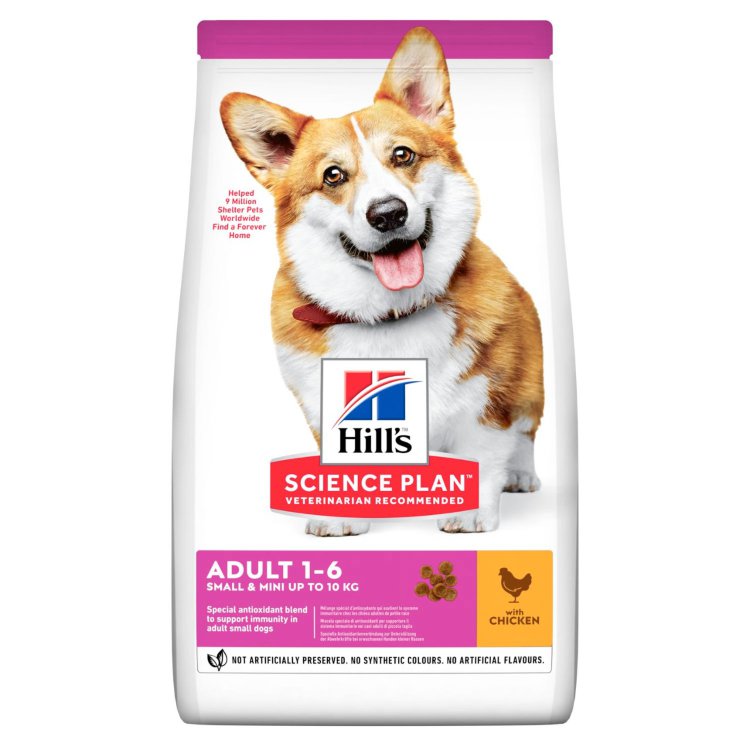 Hills (Хиллс) Science Plan Canine Adult Small&Miniature Chicken - Корм для собак мини пород с курицей 1,5 кг
