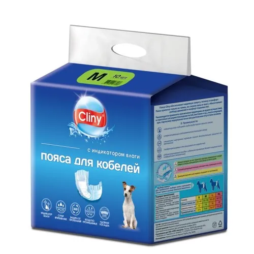 Cliny Пояса для кобелей M 10 шт