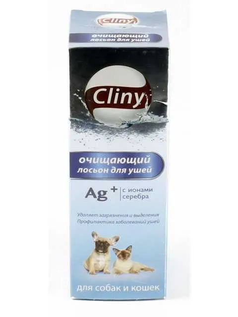 Очищающий лосьон Cliny для ушей для собак и кошек, 50 мл