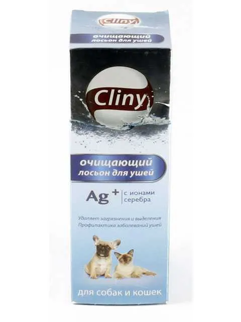 Очищающий лосьон Cliny для ушей для собак и кошек, 50 мл