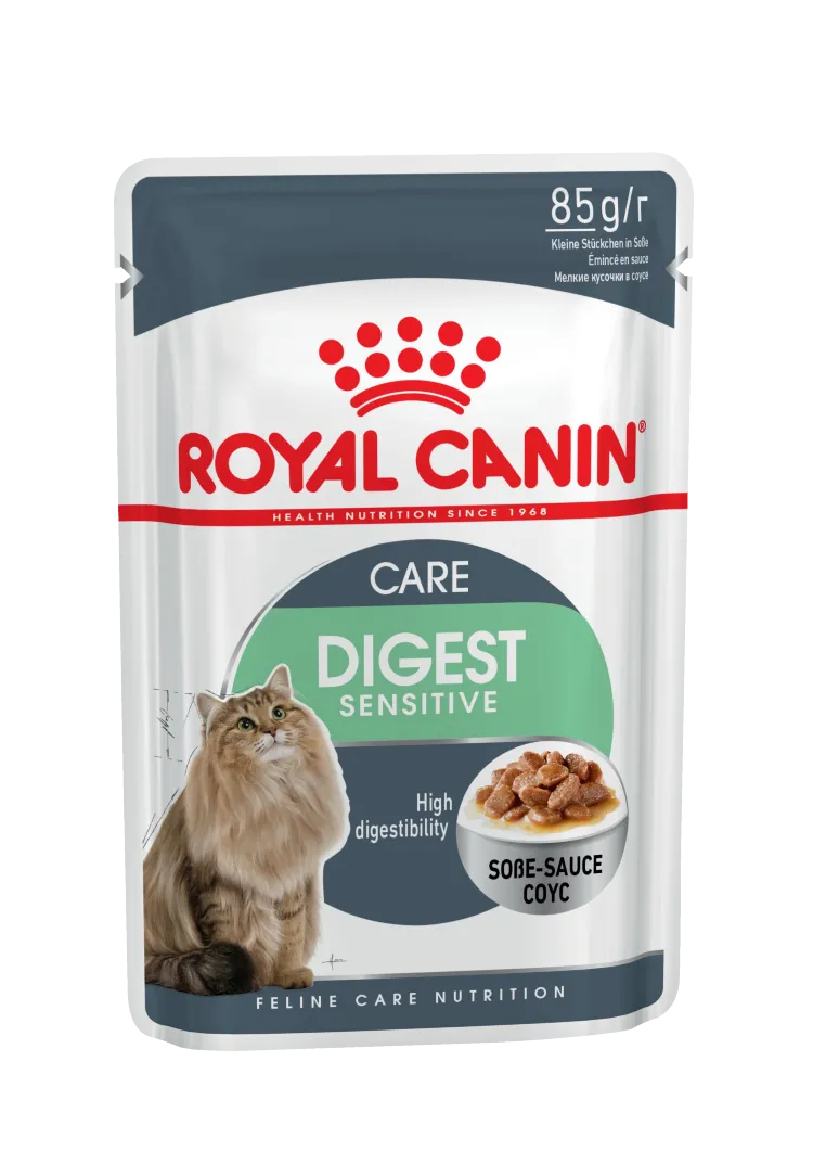Royal Canin (Роял Канин) Digest Sensitive (Gravy) - Корм для кошек с чувствительным пищеварением в Соусе (Пауч)