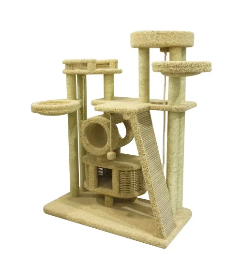 Комплекс-когтеточка с лежанками для кошек &quot;Блуша&quot; 130х75х170 см.