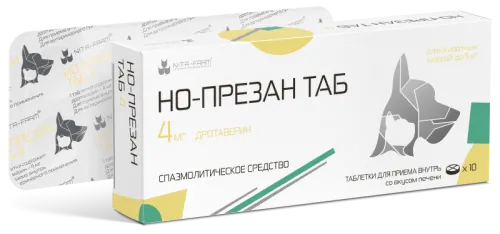 Но-презан для кошек и собак 10 табл. х 4 мг Nita-farm