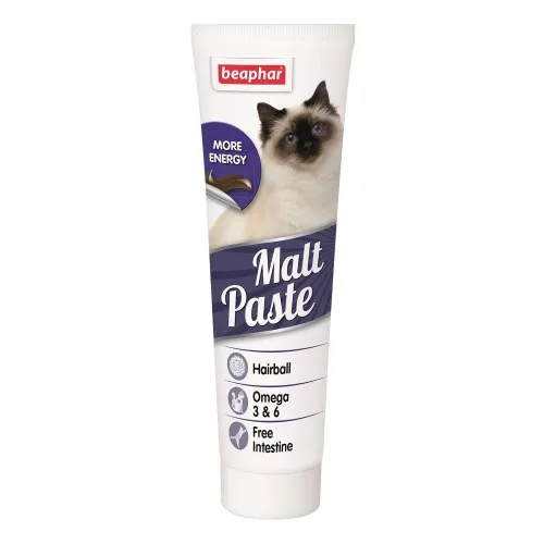 Malt paste мальт-паста для вывода проглоченной шерсти 100 г, Beaphar  