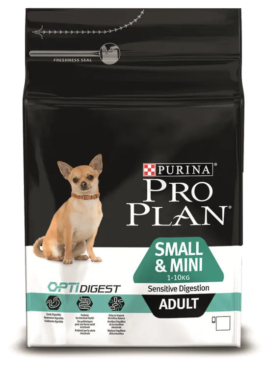 PRO PLAN OPTIDIGEST для взрослых собак мелких и карликовых пород с чувствительным пищеварением с ягненком 7 кг