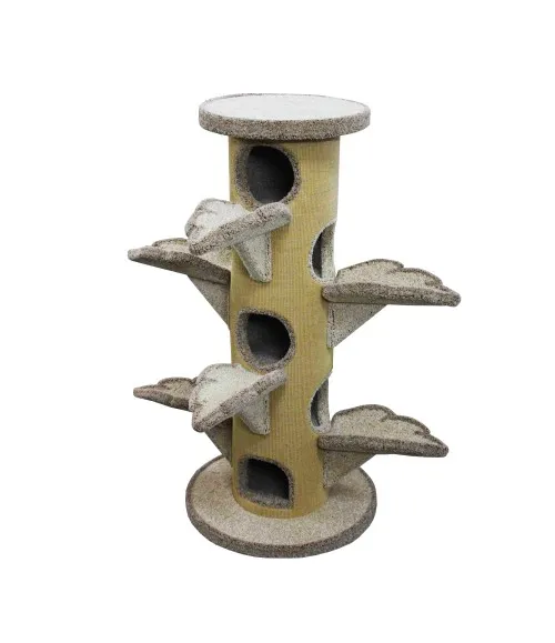 Комплекс-когтеточка с лежанками для кошек &quot;Лукоморье&quot; 145х110х65 см