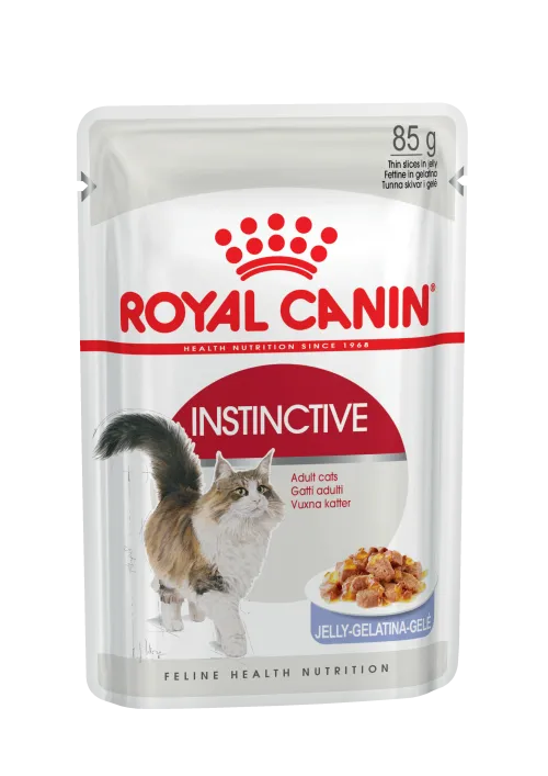 Royal Canin (Роял Канин) Instinctive (Gelee) Влажный корм для взрослых кошек Инстинктив в желе 24 шт