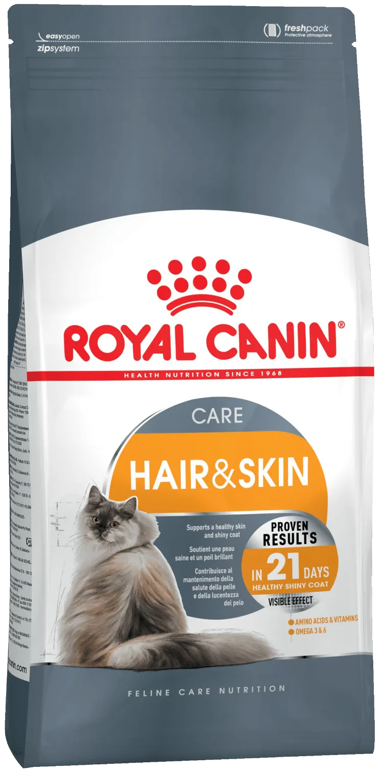 Royal Canin (Роял Канин) Hair&Skin Care 21 Сухой корм для кошек для здоровой кожи и шерсти 400 г