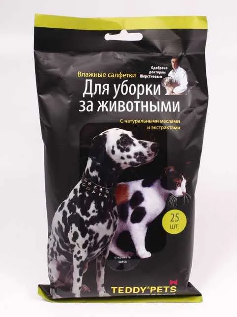Teddy Pets (Тедди Петс) - Влажные салфетки для уборки