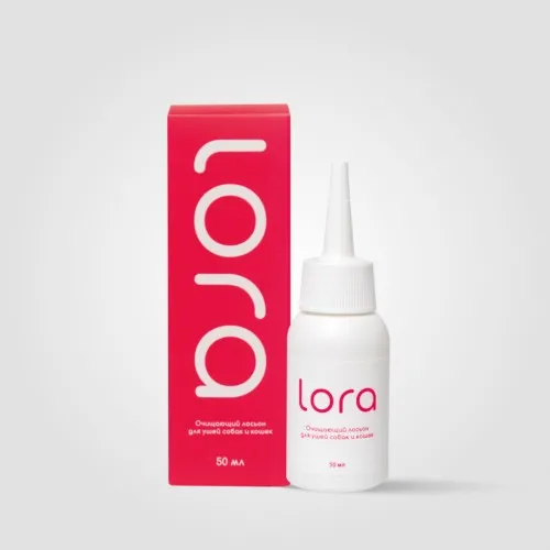 Lora Очищающий лосьон для ушей для собак и кошек 50 мл
