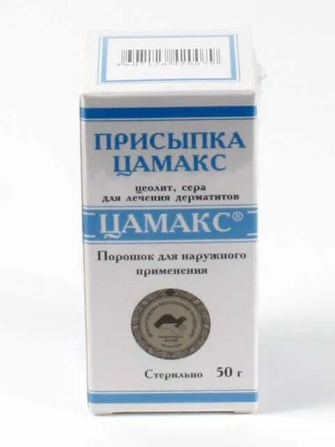 Цамакс присыпка ранозаживляющая для животных, 50 г