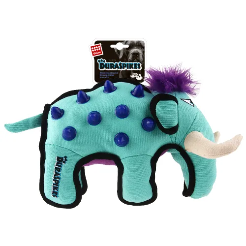 GiGwi Duraspikes Игрушка для собак Мамонт с резиновыми вставками 32*15*22 см