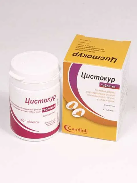 Цистокур для кошек и собак, 30 табл, Candioli
