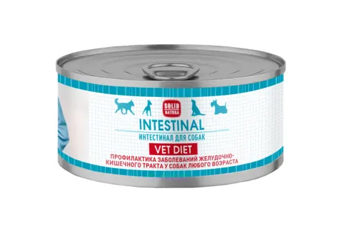 Solid Natura Vet (Солид Натура Вет) Intestinal Консервы лечебные для собак при болезнях ЖКТ 100 г