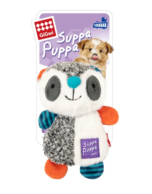 GIGWI (Гигви) Suppa Puppa Игрушка д/собак мягкая Енот с пищалкой