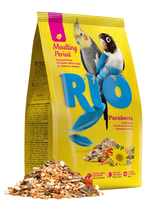 Rio (Рио) Сухой корм для средних попугаев в период линьки 500 г