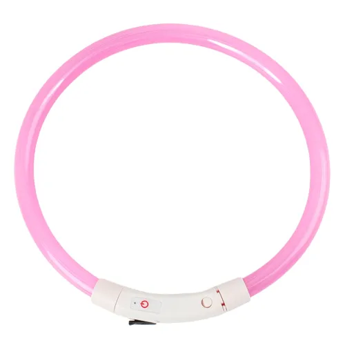 Ошейник светящийся для собак USB (6-ти расцветок) 50 см 