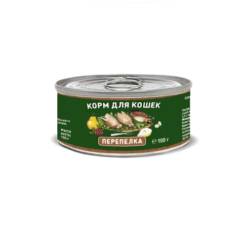 Solid Natura Holistic (Солид Натура Холистик) Консервы для взрослых кошек с перепелкой 100 г 5 шт