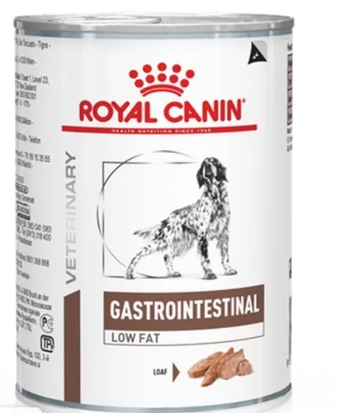 Royal Canin (Роял Канин) Gastro Intestinal Low fat LF 22 - Диетический облегченный корм для собак при проблемах ЖКТ, Пищеварения (БАНКА) 410 гр