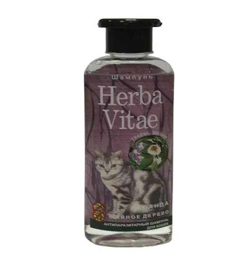 Herba vitae Шампунь для кошек антипаразитарный 250 мл