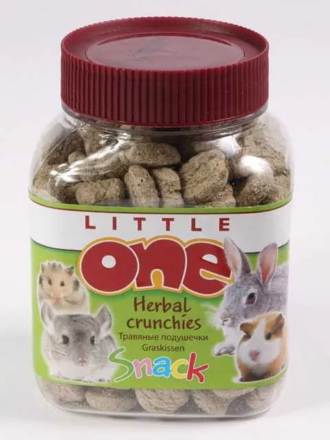 Little One (Литл Ван) Лакомство для грызунов Травяные подушечки 100 г (банка)