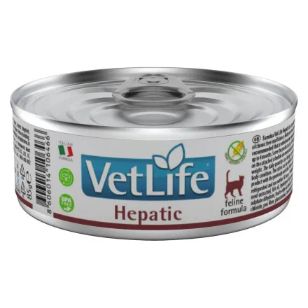 Farmina Vet Life Hepatic Консервы лечебные для кошек при заболеваниях печени 85 г