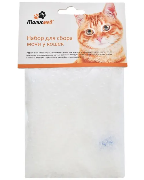 Набор для сбора мочи у кошек (с наполнителем), Талисмед 