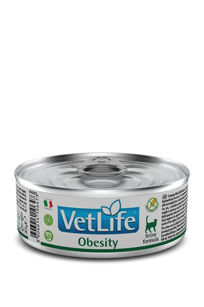 Farmina Vet Life (Фармина Вет Лайф) Obesity Консервы лечебные для кошек при ожирении 85 г