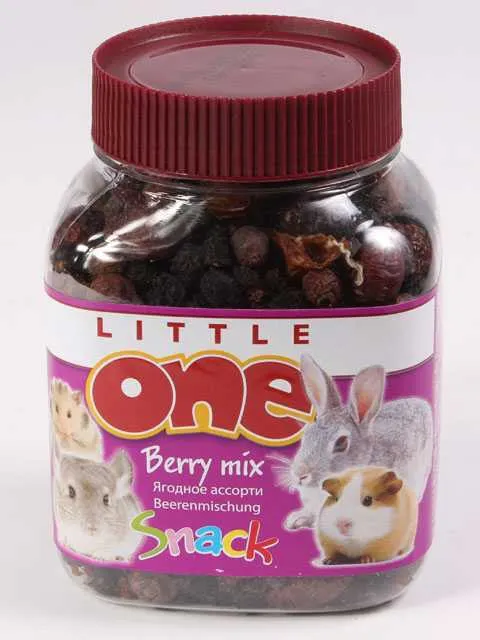 Little One (Литл Ван) Лакомство для грызунов Ягодное ассорти 200 г (банка)
