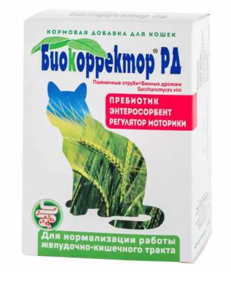 Биокорректор РД кормовая добавка для кошек 60 табл